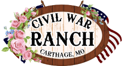 civil war ranch logo joplin wedding venue